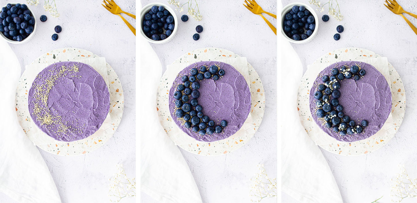 Zitronentörtchen mit Blaubeercreme