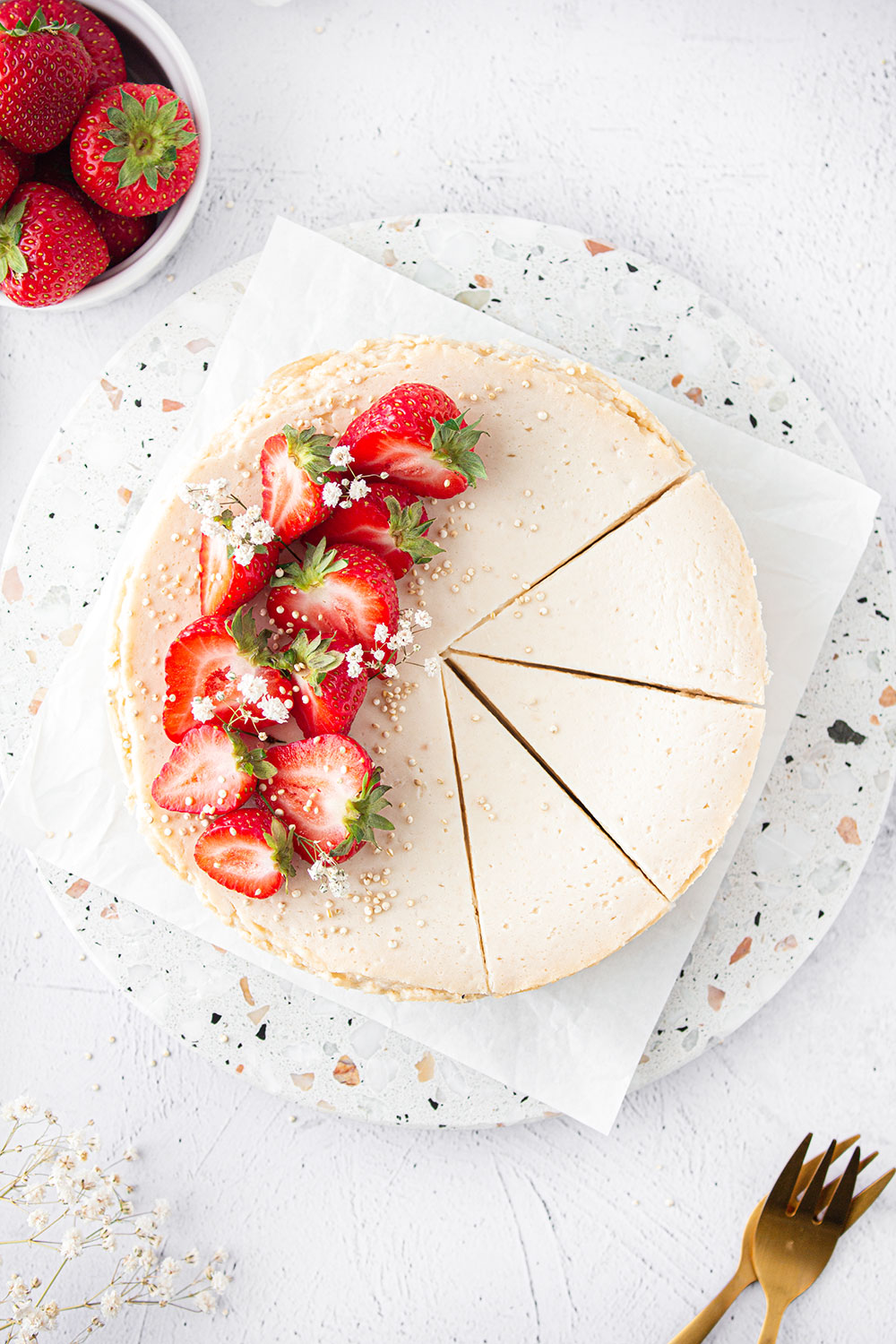 Veganer Käsekuchen